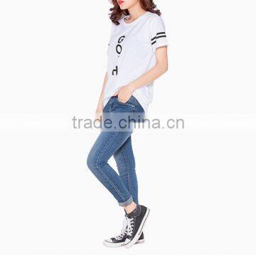 Customize Printing of Women's t- Shirt, Printing t Shirt for Young Lady, Unisex Size photo-3