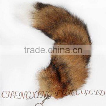 CX-R-41 Genuine Fox Fur Tail Key Ring photo-6