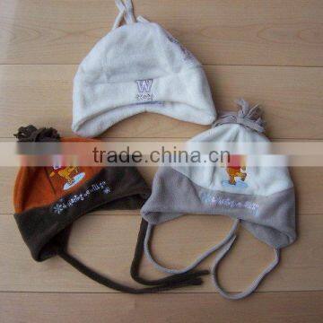 Winter Warm Earflaps Polar Fleece Kids Hat photo-5