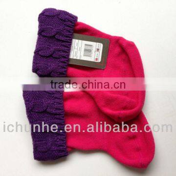 Windproof Kids & Adult Polar Fleece Fur Rain Boot Liners Factory photo-3