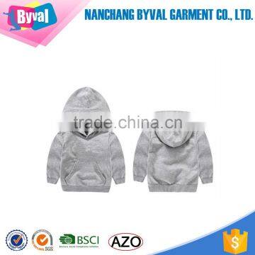 Wholesale OEM Fancy Custom Design Baby Cotton Long Sleeve Pullover Children Plain Hoodies For Kids photo-6