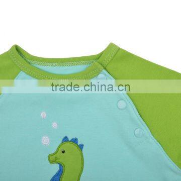 2017 New Design Baby Clothes Romper Organic Cotton Summer Baby Romper photo-4