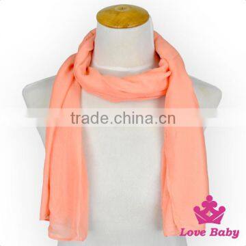Solid Color Price Reduction Boys&Girls Causal Wear 100% Polyester Linen Scarf Design Scarf Fabric For Childrens photo-4
