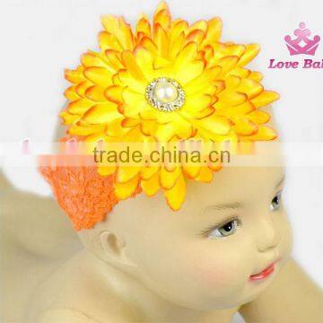 Yellow Socks With Matching Headband for Kids Baby Leg Warmers photo-3