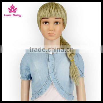 2016 Bohemian Tassel Style Kids Coat Teen Girls Fashion Overall For Winter Or Autumn