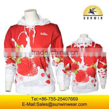 New Style Fashion Hoodie Sweatshirt High Quality Sublimation Printed Hoodies For Girls photo-2