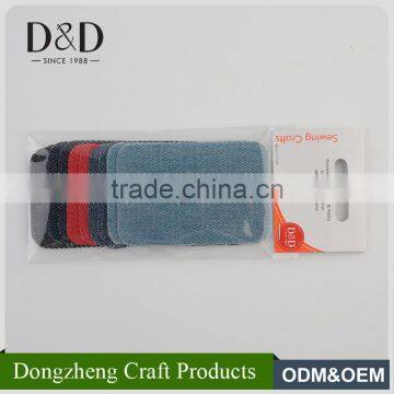 Chinese supply plain sublimation custom embroidered patches with iron on back