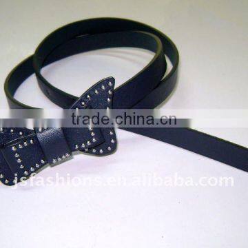 fashion elegant women bow belt