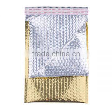 [Sinfoo] 7.5x11" Custom Gold Metalic Bubble Mailer photo-2