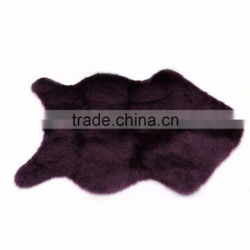 Super Soft Faux Sheepskin Chair Warm Hairy Carpet Seat Pad Plain Skin Fur Plain Fluffy Area Rugs Washable Bedroom Mat photo-5