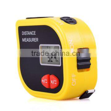 CP-3001 New Mini Tapeline-shaped Ultrasonic Distance Meter With Tape Measure Without Area/Volume Calculator photo-5