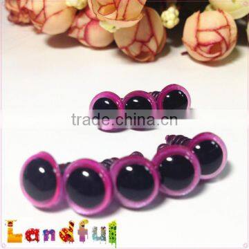 10mm Metallic Colored Amigurumi Doll Handmade Purple Toy Eyes photo-5