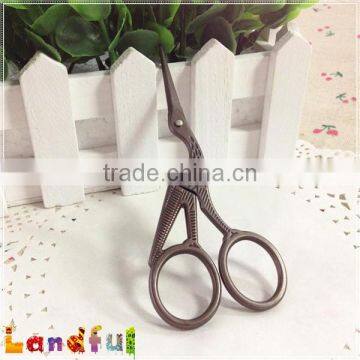 Vintage Fancy Design Thread Embroidery Scissors Bronze Bird Scissors