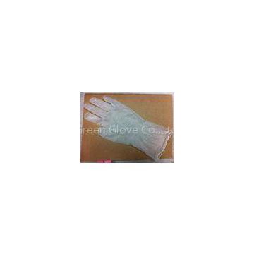 Medium Size 12 inch Vinyl Gloves , Longcuff PVC Glove Polyvinyl Chloride Paste Resin