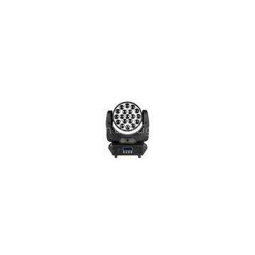 19 * 15W RGBW Moving Head LED Wash Zoom Concert Lighting with DMX 512 Control