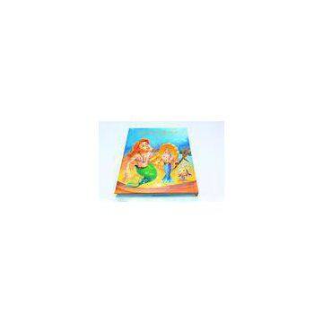 Cute Educational Die Cut Brochure Printing With 4 / 4c Hardcover Card Book Binding