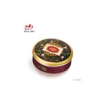 tengda round cookie tin can,round cookie tin box