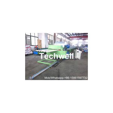 Economical PU Sandwich Panel Machine With Tracking Cutting, PLC Control System TW-PU1000