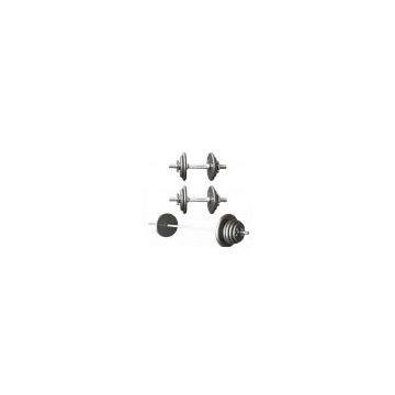 1'' Baked Paint Barbell Plate 175LBS Set