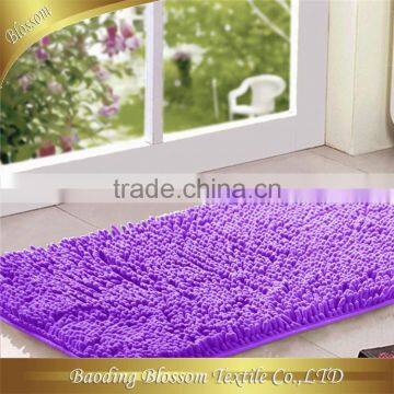 Bathroom Fluffy Chenille Bath Rug