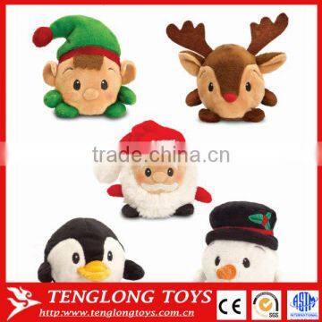 xmas stuffed plush toy ball shape chrisamas set