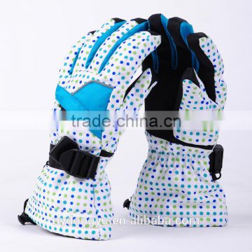 dotted thermal cylcing skiing gloves/delg unisex water proof skiing training cylcing gloves/ hiking cycling mitten