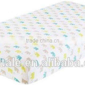 Muslin Fitted Crib Sheet With Certified Organic Cotton and Pre-washed photo-3