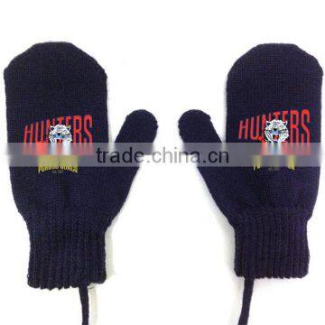 Wholesale Cheap Winter Knit Mitten Gloves for sale