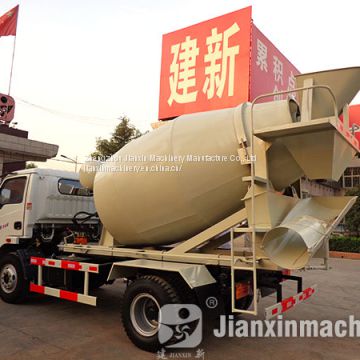 Concrete mixing truck