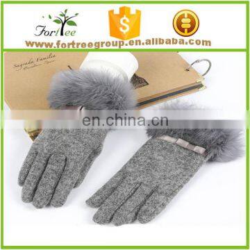 high quality knitted wool mittens warm winter gloves