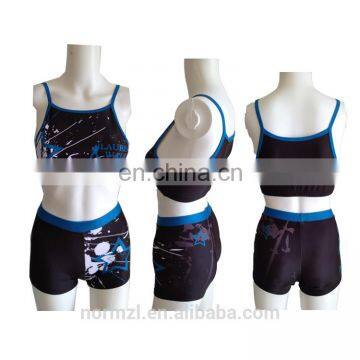 Pink Youth Girls Private Label Fitness Custom Logo Sport Dance Wear