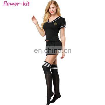 Women Sexy Sailor Suit Girl's Cosplay Student Uniform Football Cheerleader costume,S-4XL with Stocking