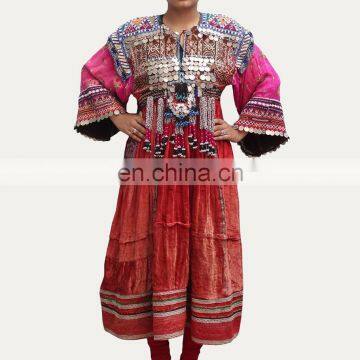 Indian Afgani Dress Vintage Banjara Girl's Rare Kutchi Derss