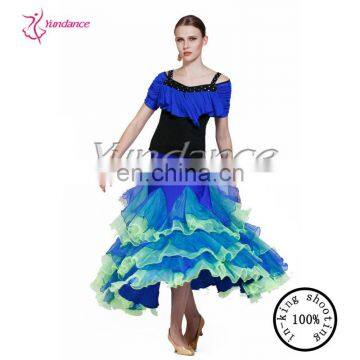 AB026 ballroom dance dresses practice