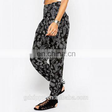 Wide Waistband Women Rayon Harem Pants Thailand photo-2