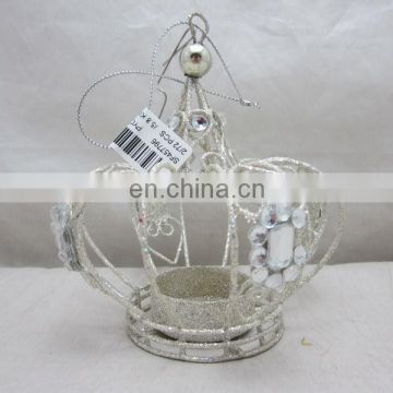 2014 christmas decoration,iron crown ornament,Xmas gift