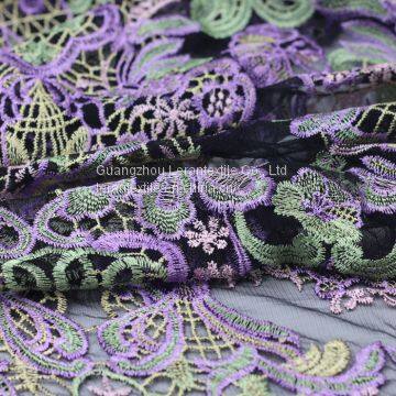 View Larger Image China Factory Direct Flower Patch Mesh Lace Fabric for Girl Dress. photo-2