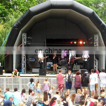 Outdoor durable inflatable stage cover for music festival