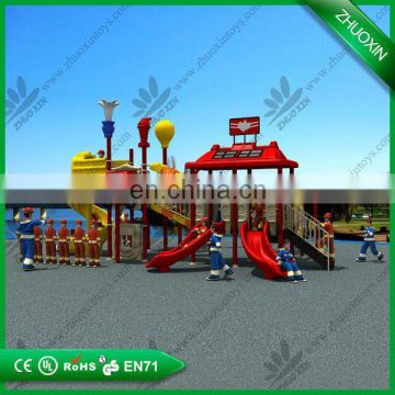 Sturdy and durable open air play structure