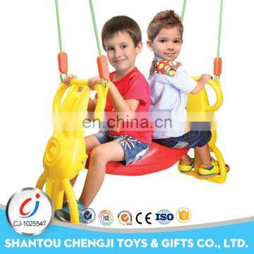 China manufacture funny indoor double baby swing sport toy for kids