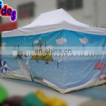 White Color Steel Frame Folding Tent With Printing photo-4