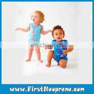 Blue And Pink Apple Beachfront Neoprene Baby Swim Wraps photo-3