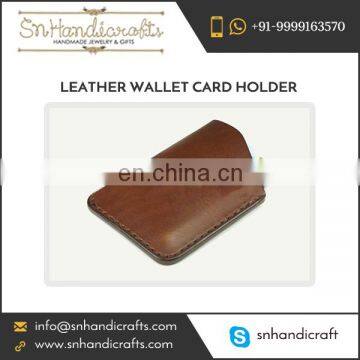 Leather Wallet Card Holder Available for Bulk Purchase