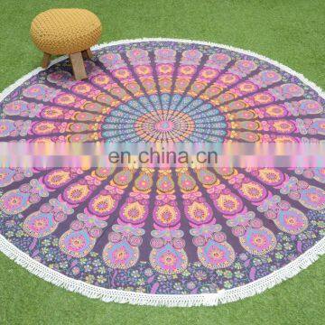 Handmade 100% Cotton Applique Table Cover