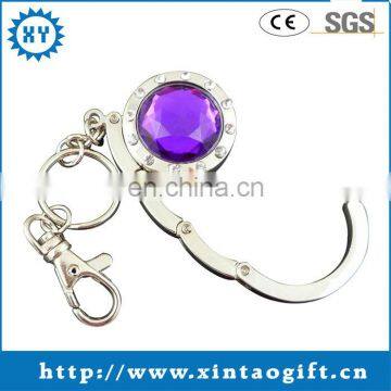 Custom design metal bag hanger keychain
