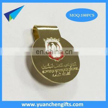 New Engraved Metal Square Paper Clip With Gold Color photo-4
