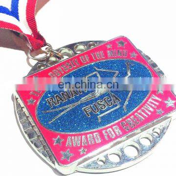 Custom Metal Medal Cheap Sports Medal With Ribbon Design Your Own Medal photo-3