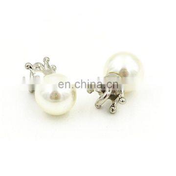 White Pearl Fashionable Special Design Fancy Plastic Buttons for Children's Clothing photo-3