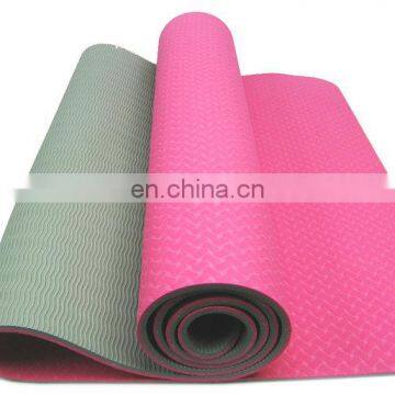 Custom Printing Non Slip TPE Black Yoga Mat photo-3