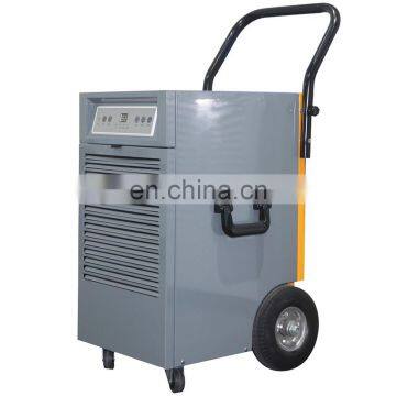 commercial residential 90L low noise industrial metal dehumidifier with big wheels